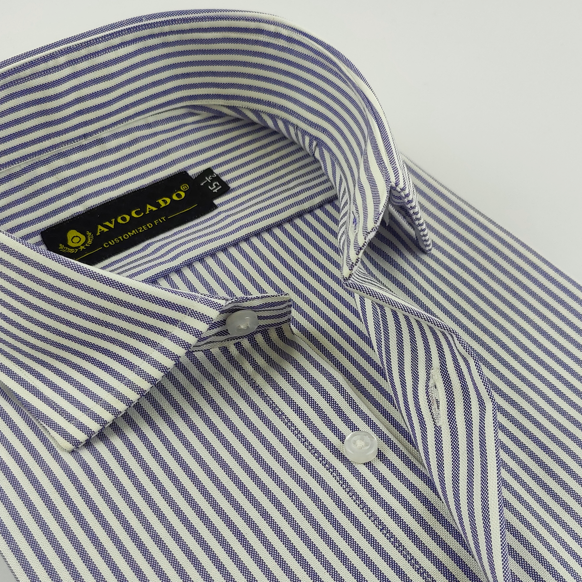 Navy Blue & White Lining Shirt