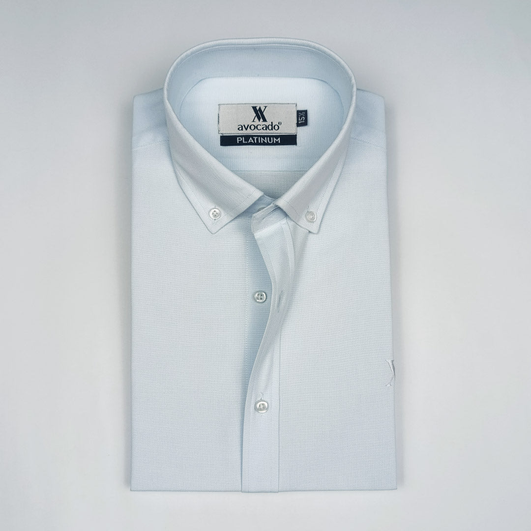 Light Sky Blue Oxford Button Down Shirt