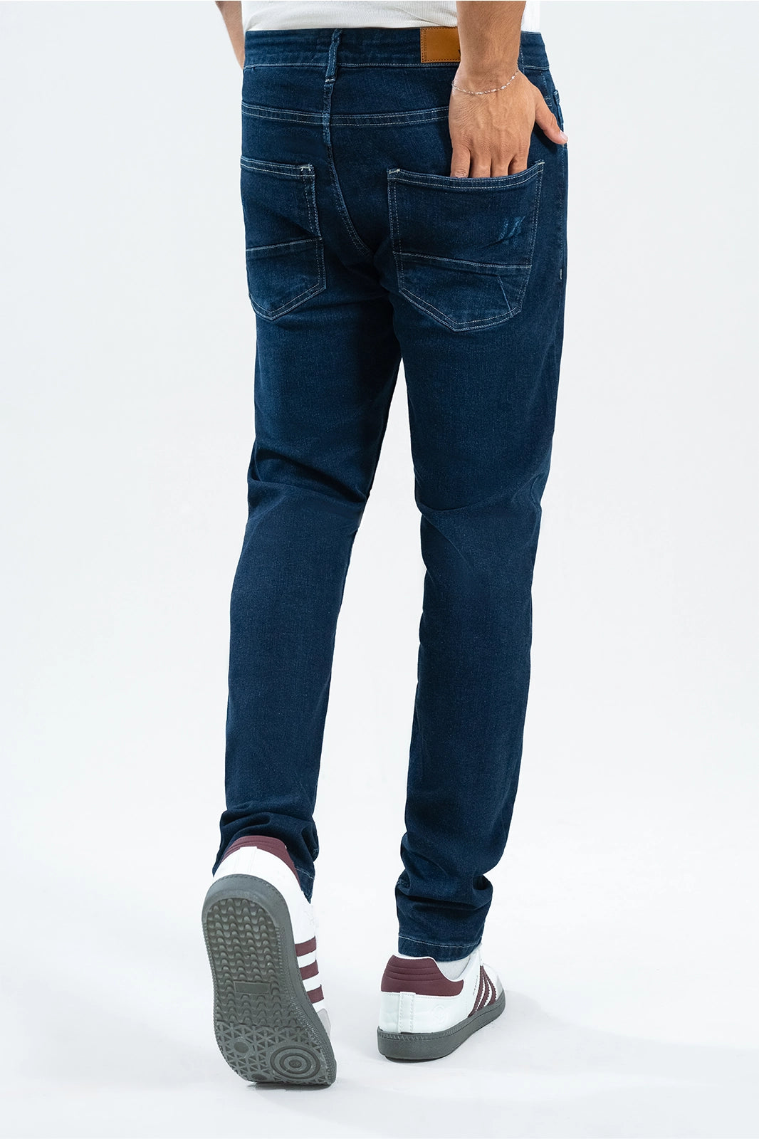 Deep Blue Grinding Denim – Ripped Clean, Built Bold | Slim Fit