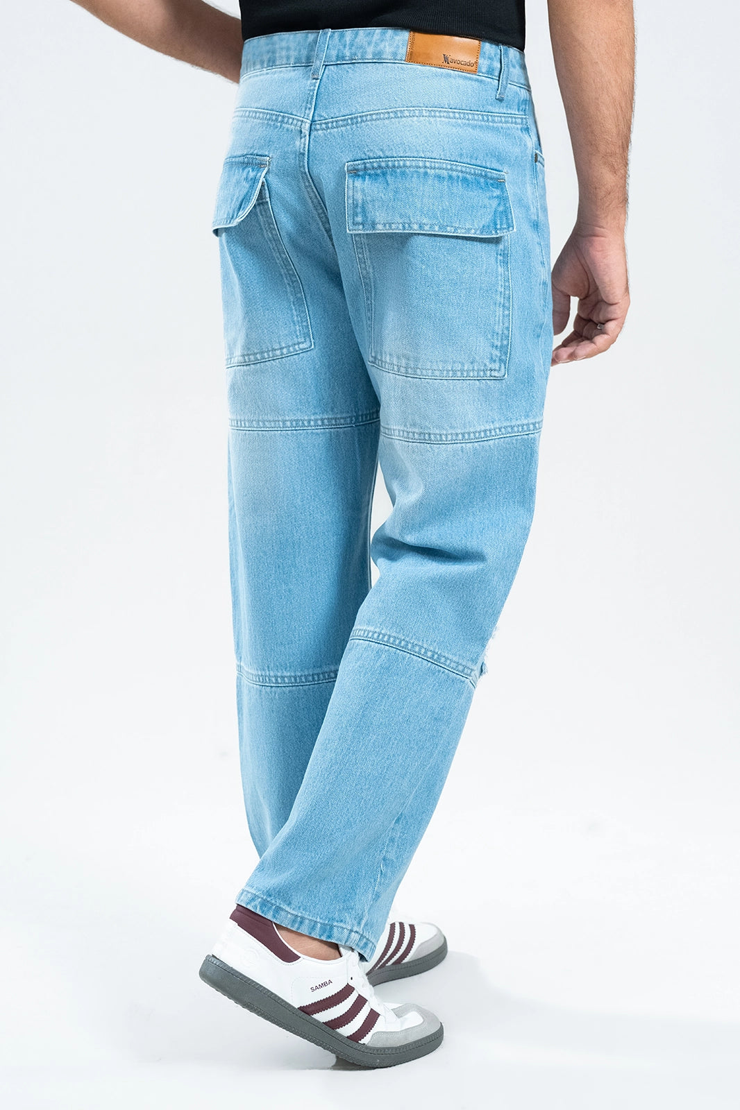 Ice Blue Grinding-Straight Fit
