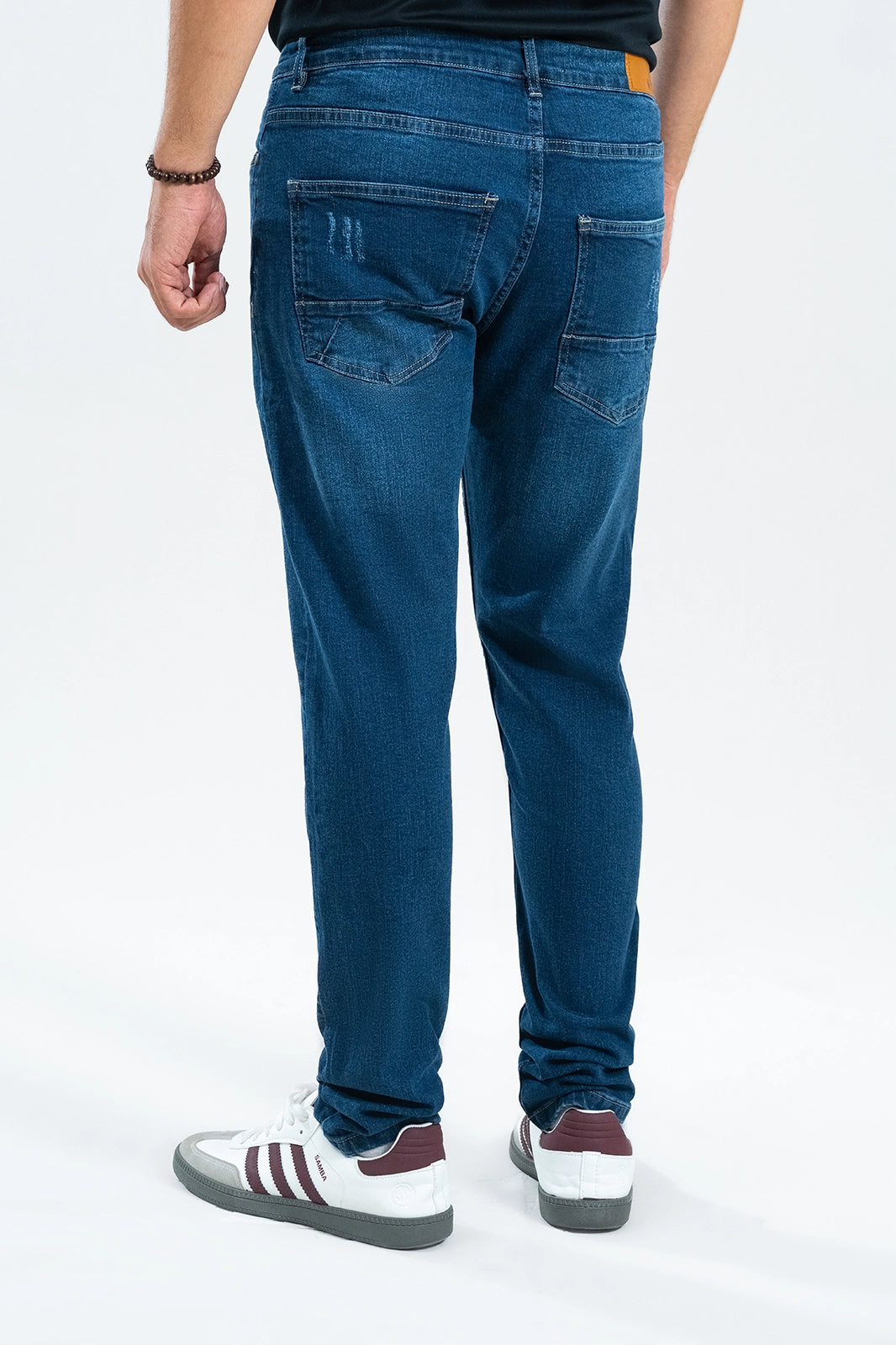 Mid Blue Grinding Denim – Street Made, Sharp Fit | Slim Fit
