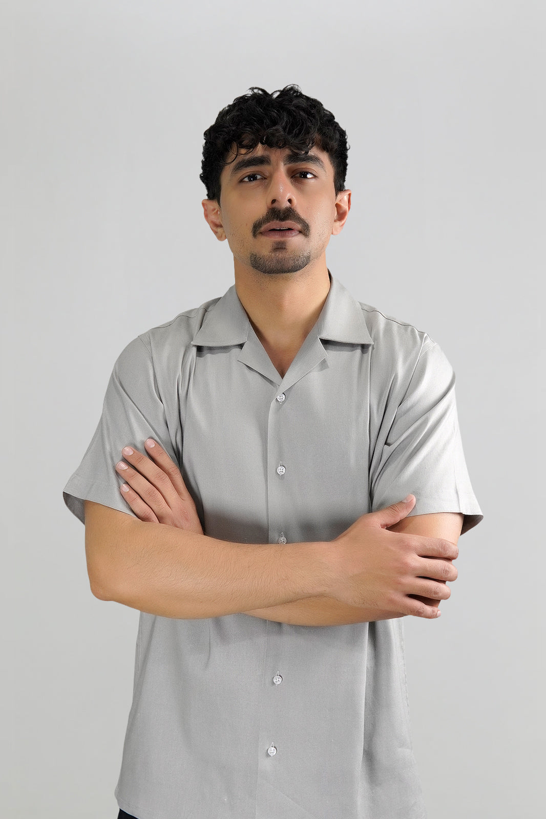 Rust Irish Linen Cuban Shirt