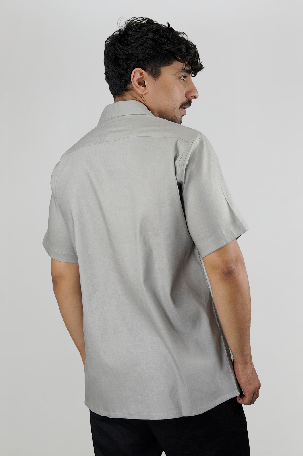 Rust Irish Linen Cuban Shirt