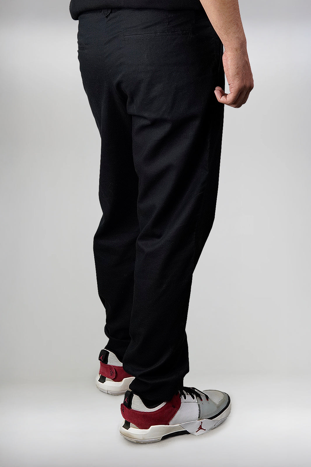 Classic Black Irish Linen Trousers