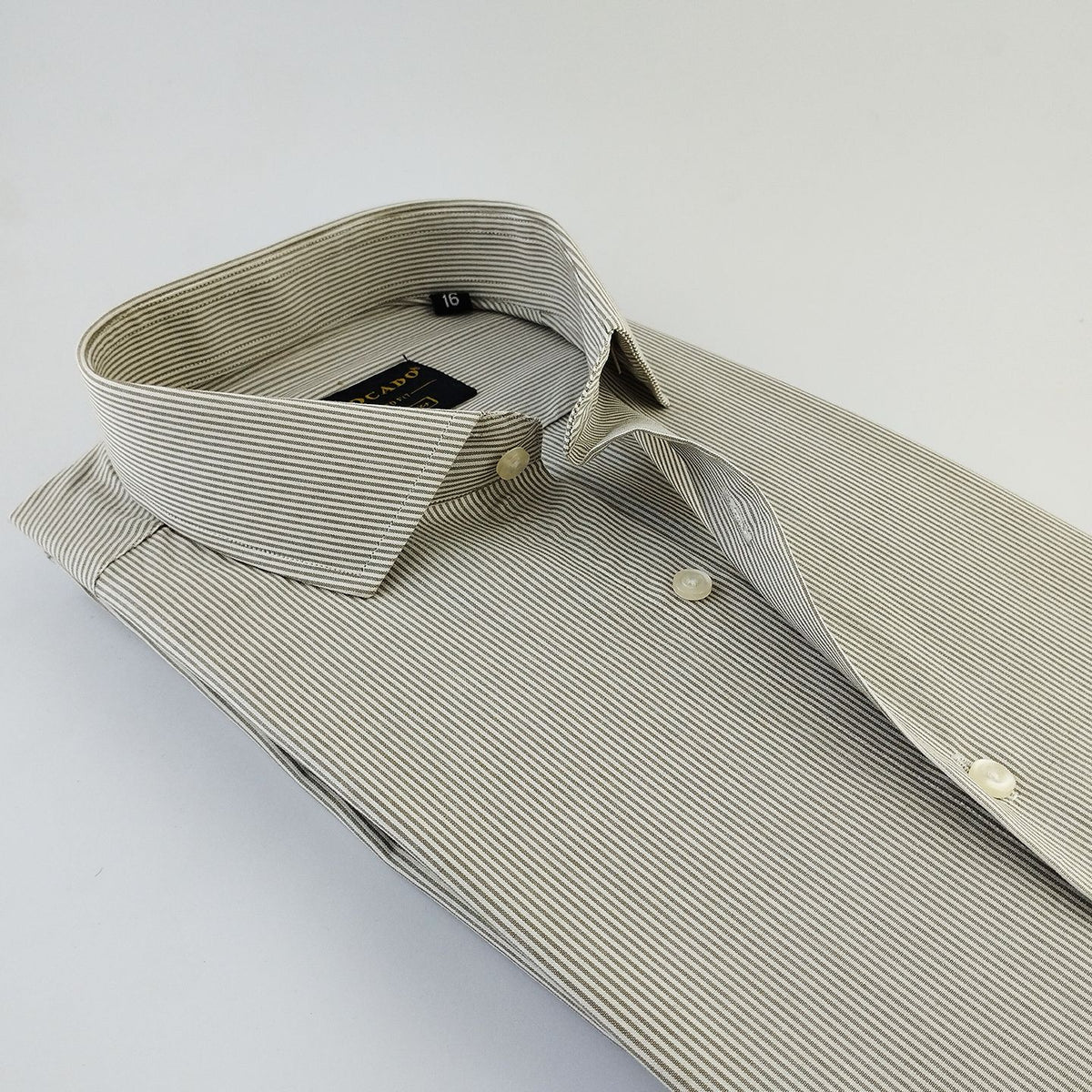 Rust & Off White Lining Shirt