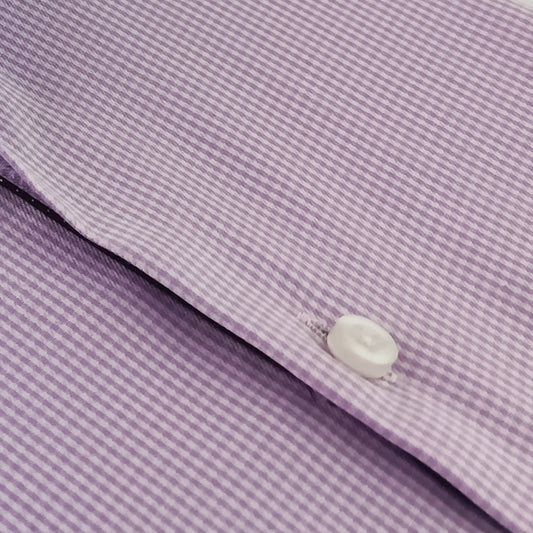 Light Purple Gingham Shirt by avocado menswear