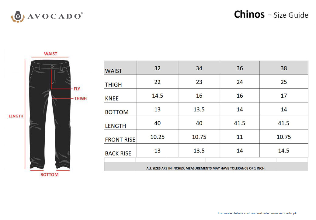 MAROON SLIM FIT COTTON CHINO PANT