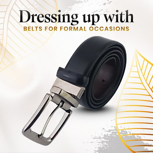 Dressing up with belts for formal occasions