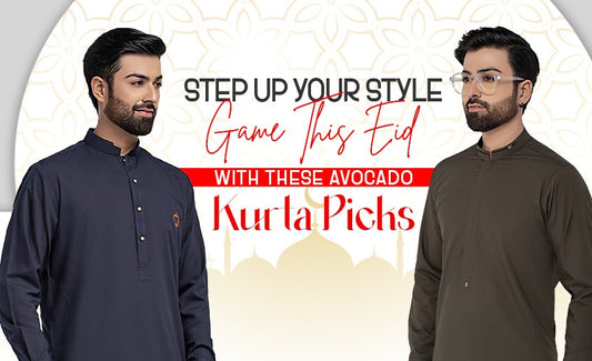 Step Up Your Style Game This Eid with These Avocado Kurta Picks