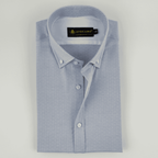 Sky Blue with White Dotted Shirt