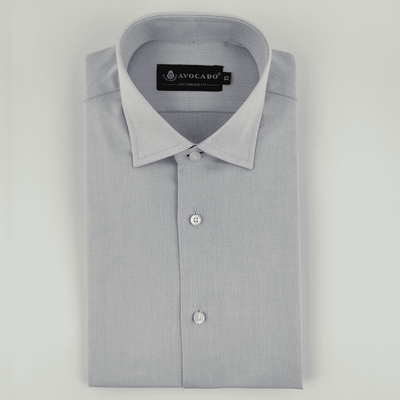 Sky Blue Cross Texture Shemray Shirt