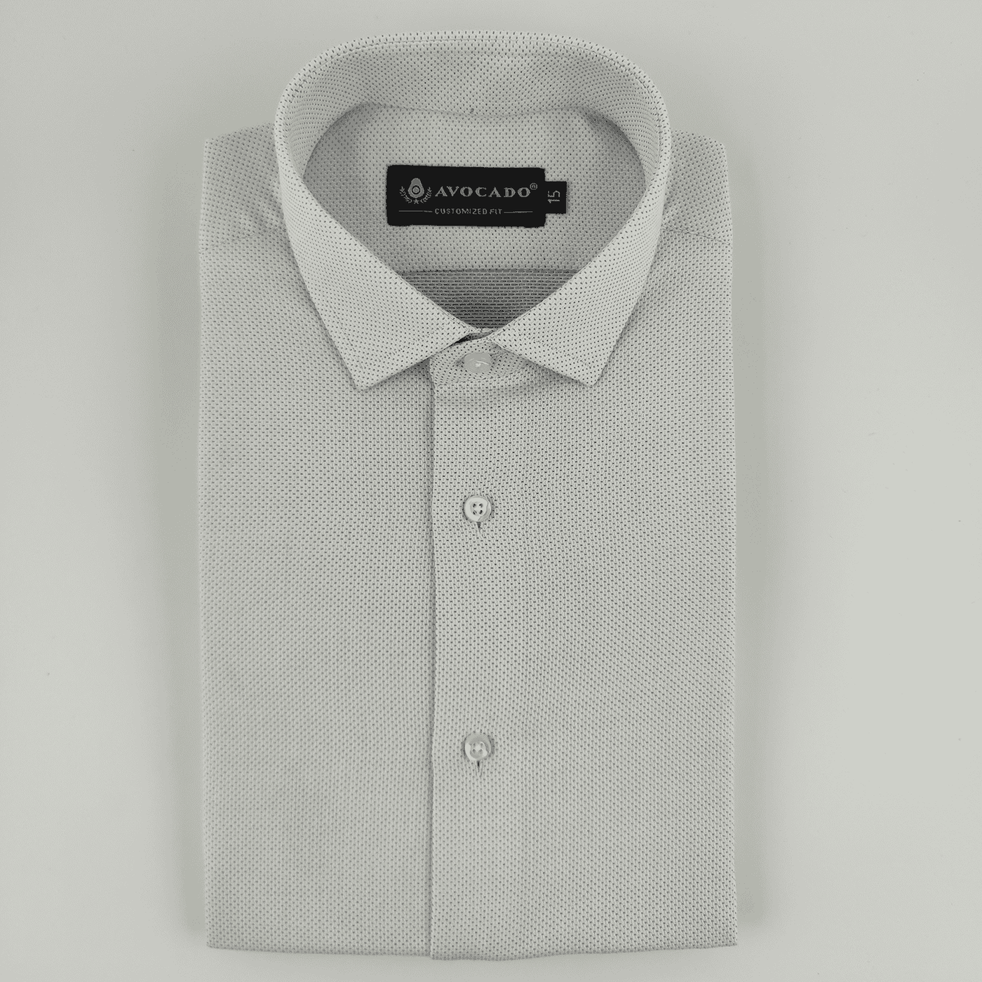 White & Sky Blue Formal Shirt