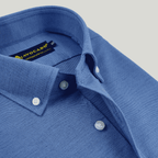 Royal Blue Dobby Texture Shirt