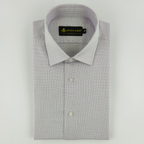 White & Purple Light checkered Shirt