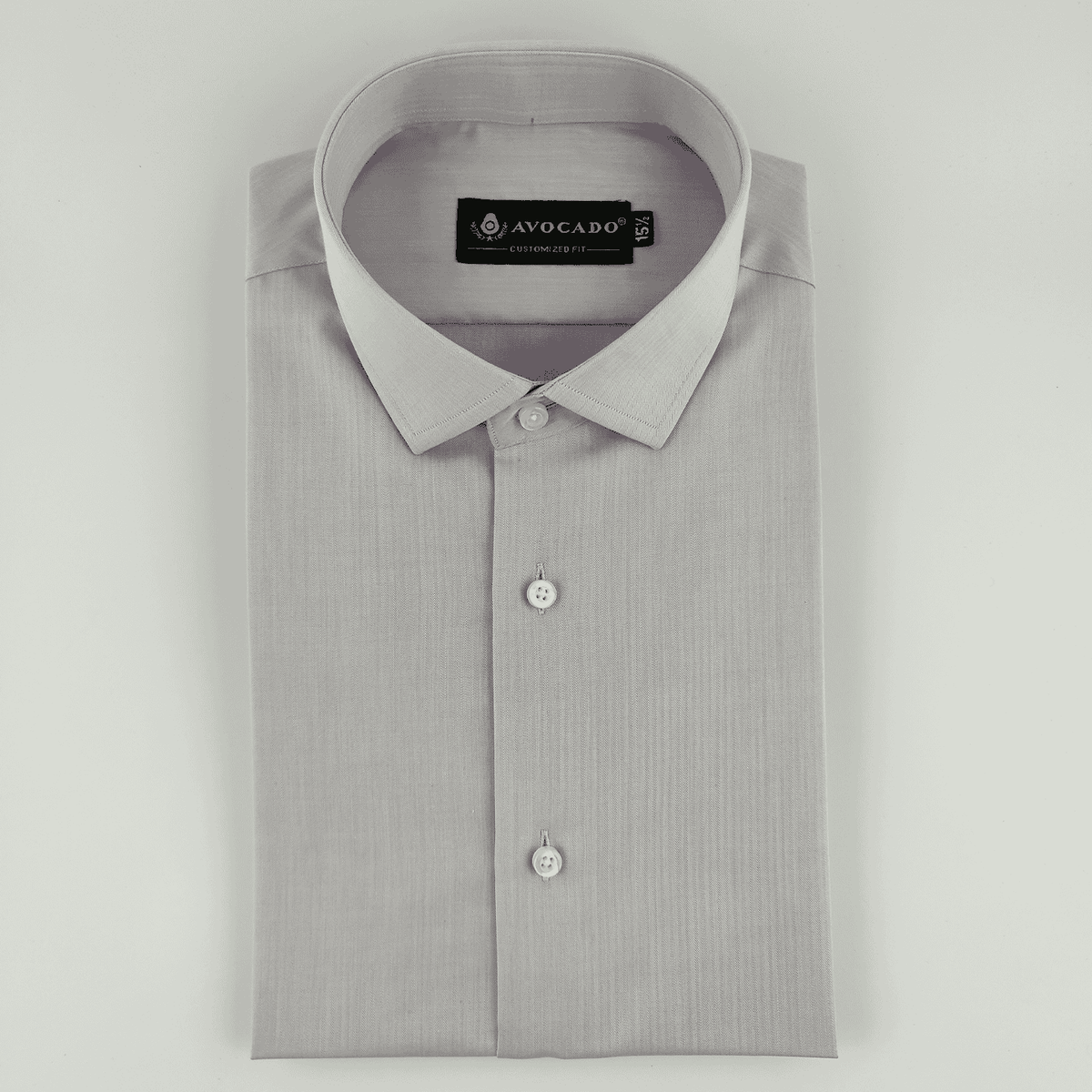 Light Purple Cross Self Texture Shirt