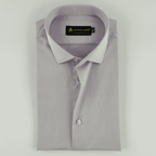 Light Purple Cross Self Texture Shirt