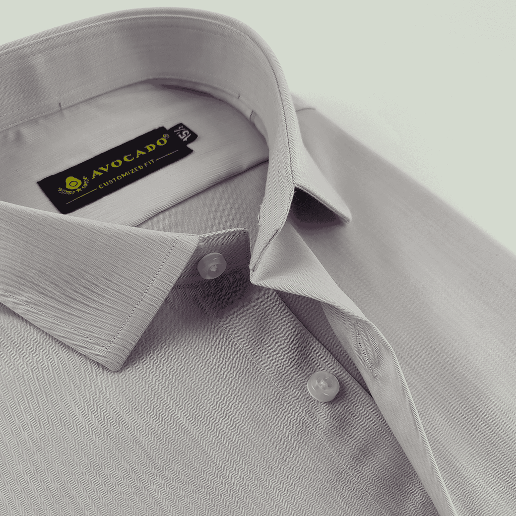 Light Purple Cross Self Texture Shirt