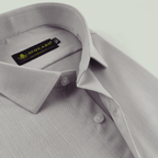 Light Purple Cross Self Texture Shirt