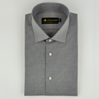 Royal & white Self Textured Shirt