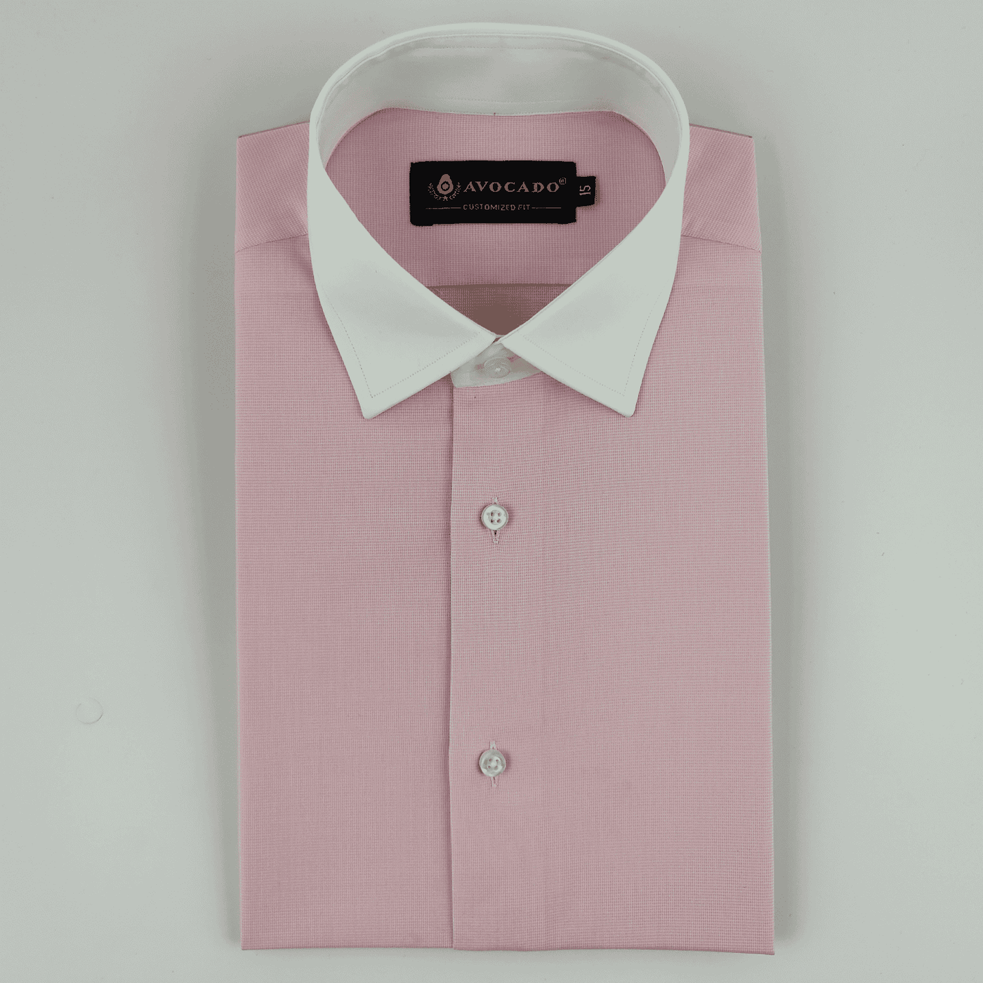 Light Pink Gingham Check Shirt