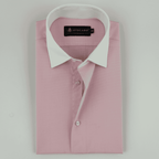Light Pink Gingham Check Shirt