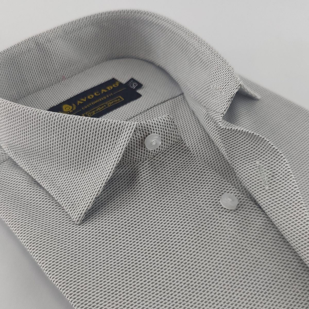 SIGNATURE GREEN AND WHITE CROSS BOX SHIRT