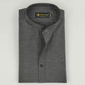 Black Denim Self Shirt