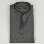 Black Denim Self Shirt