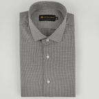 Dark Brown & White Check Shirt