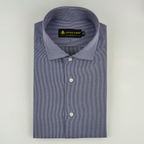 Navy Blue & White Formal Shirt