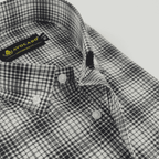 white & grey check Shirt