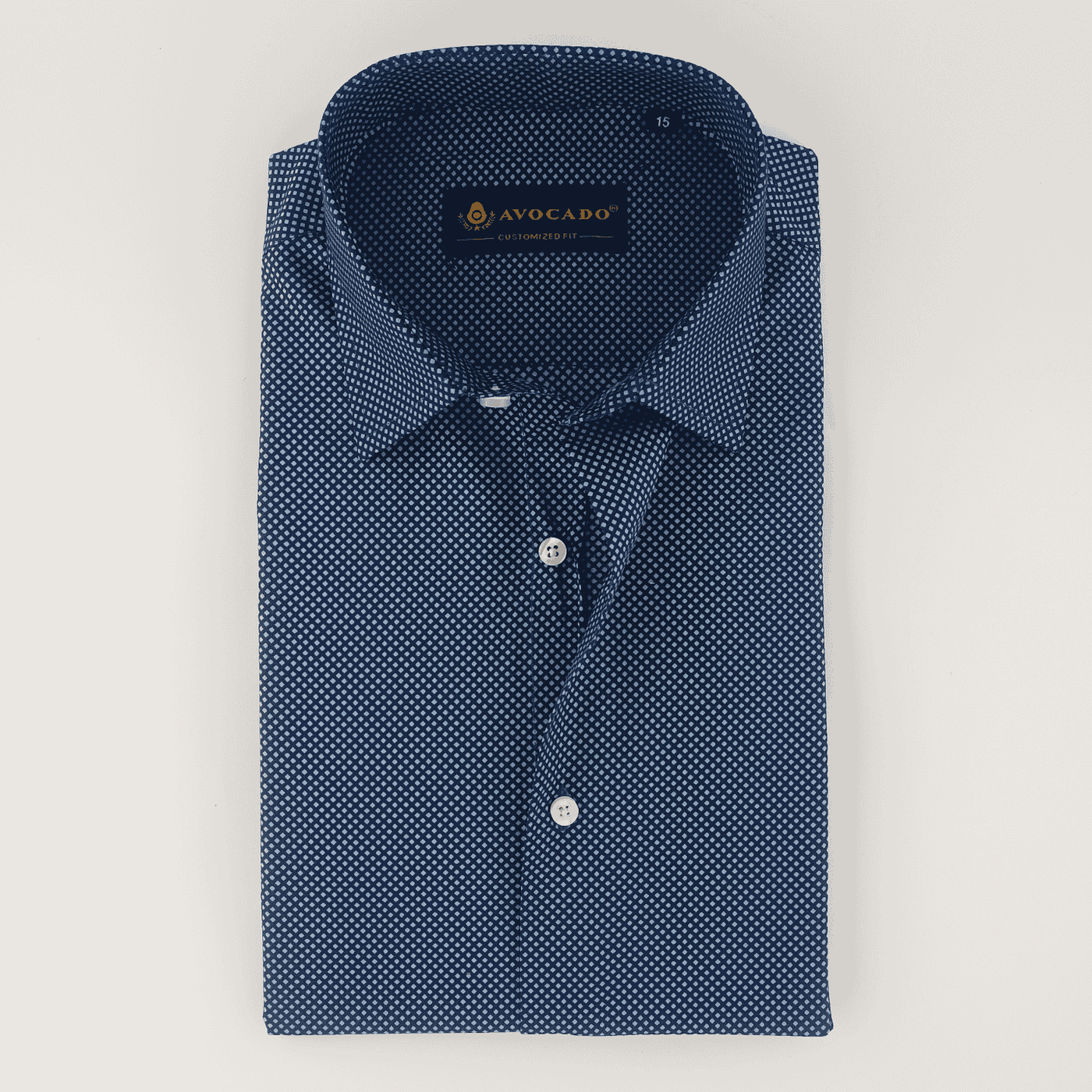 Dark Blue Printed Shirt