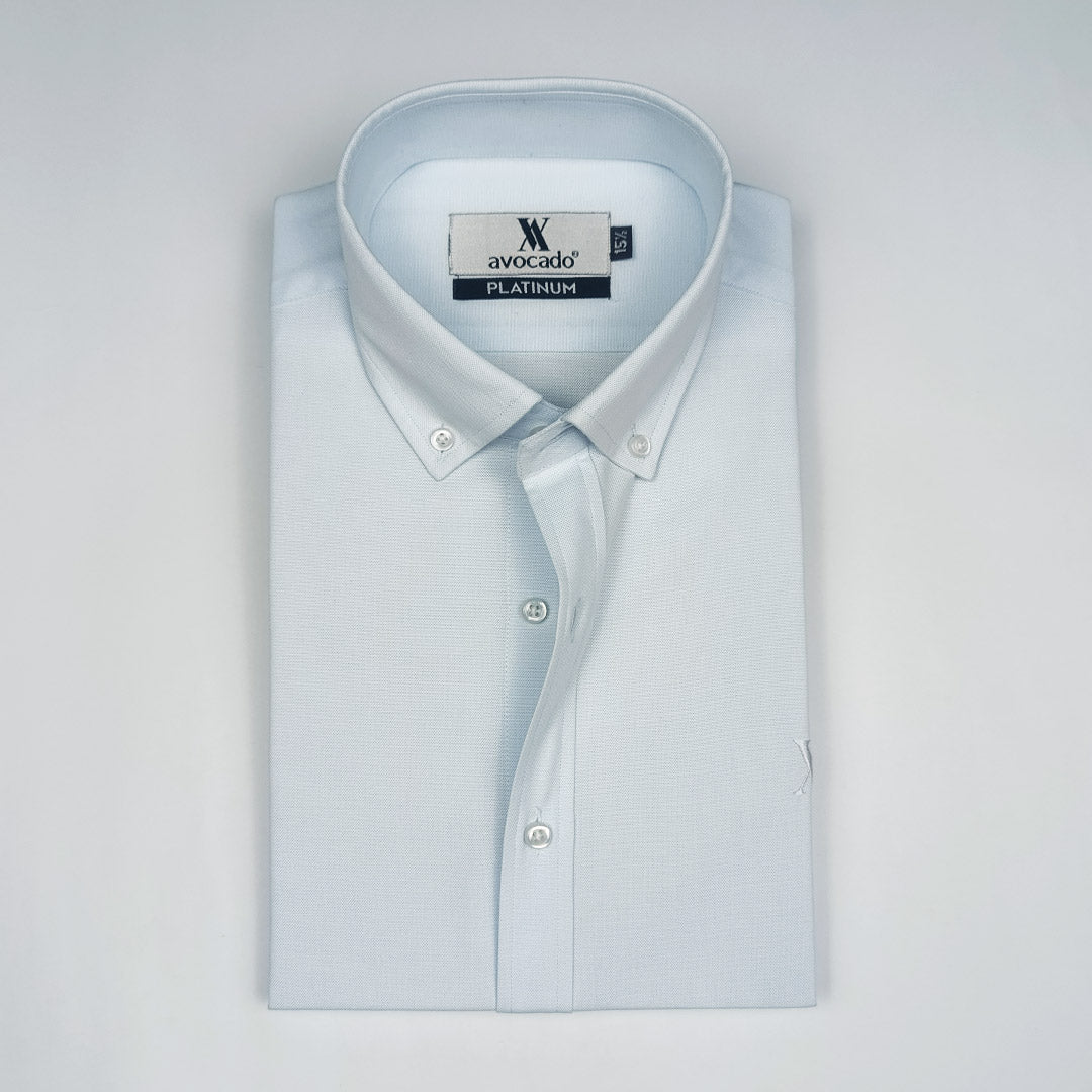 Light Sky Blue Oxford Button Down Shirt