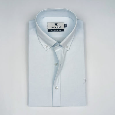 Light Sky Blue Oxford Button Down Shirt