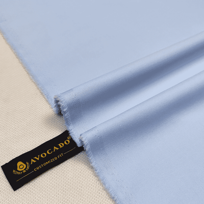 Light Blue Broadcloth Shirt Fabric