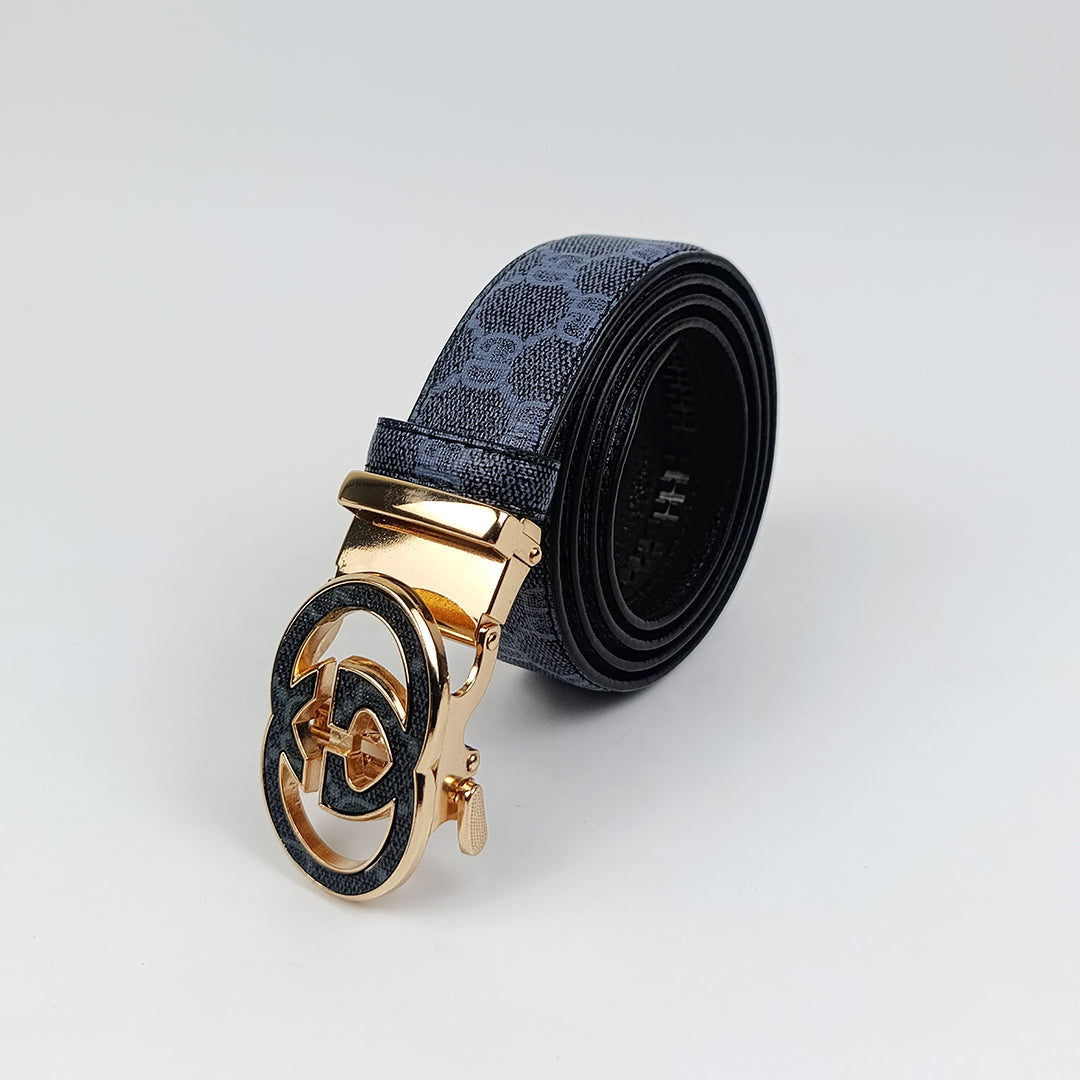 Light Blue & Dark Blue Printed Casual Belt