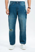 Dirty Blue Grinding-Straight Fit
