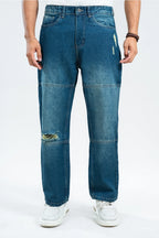 Dirty Blue Grinding-Straight Fit