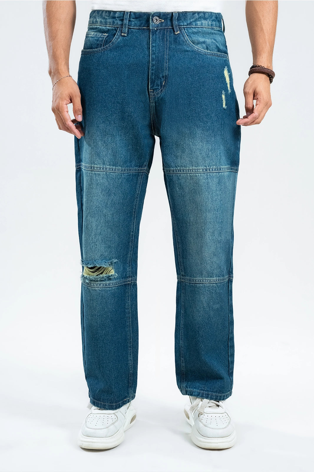 Dirty Blue Grinding-Straight Fit