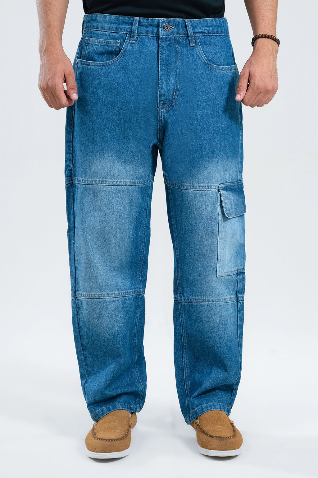Deep Blue Cargo-Straight Fit