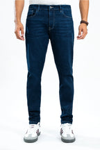 Deep Blue Grinding Denim – Ripped Clean, Built Bold | Slim Fit