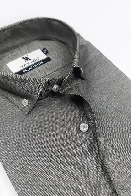 Bottle Green Oxford Button Down Shirt