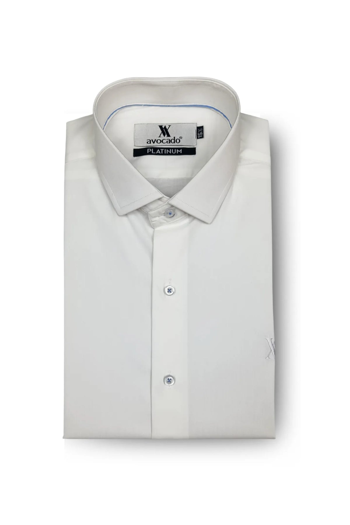 White & Blue Piping Designer Shirt