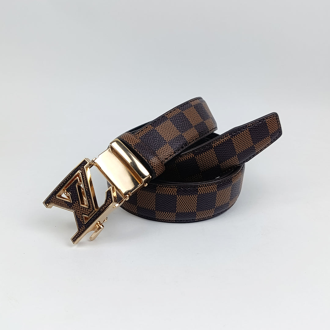 BEIGE & BROWN PRINTED CASUAL BELT