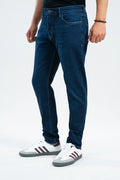Deep Blue Stretch Denim – All Day Comfort That Moves | Slim Fit
