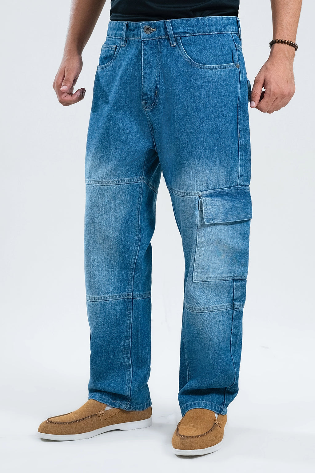 Deep Blue Cargo-Straight Fit
