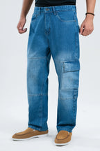 Deep Blue Cargo-Straight Fit