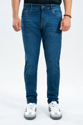 Mid Blue Grinding Denim – Street Made, Sharp Fit | Slim Fit