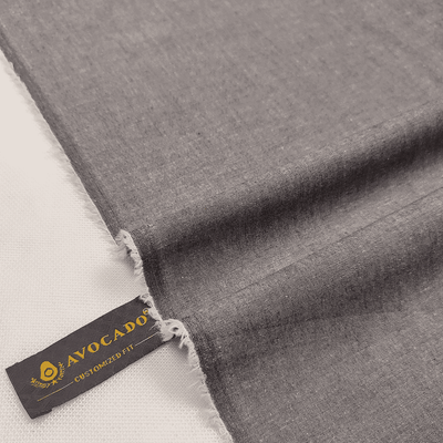 Dark Grey Broadcloth Shirt Fabric