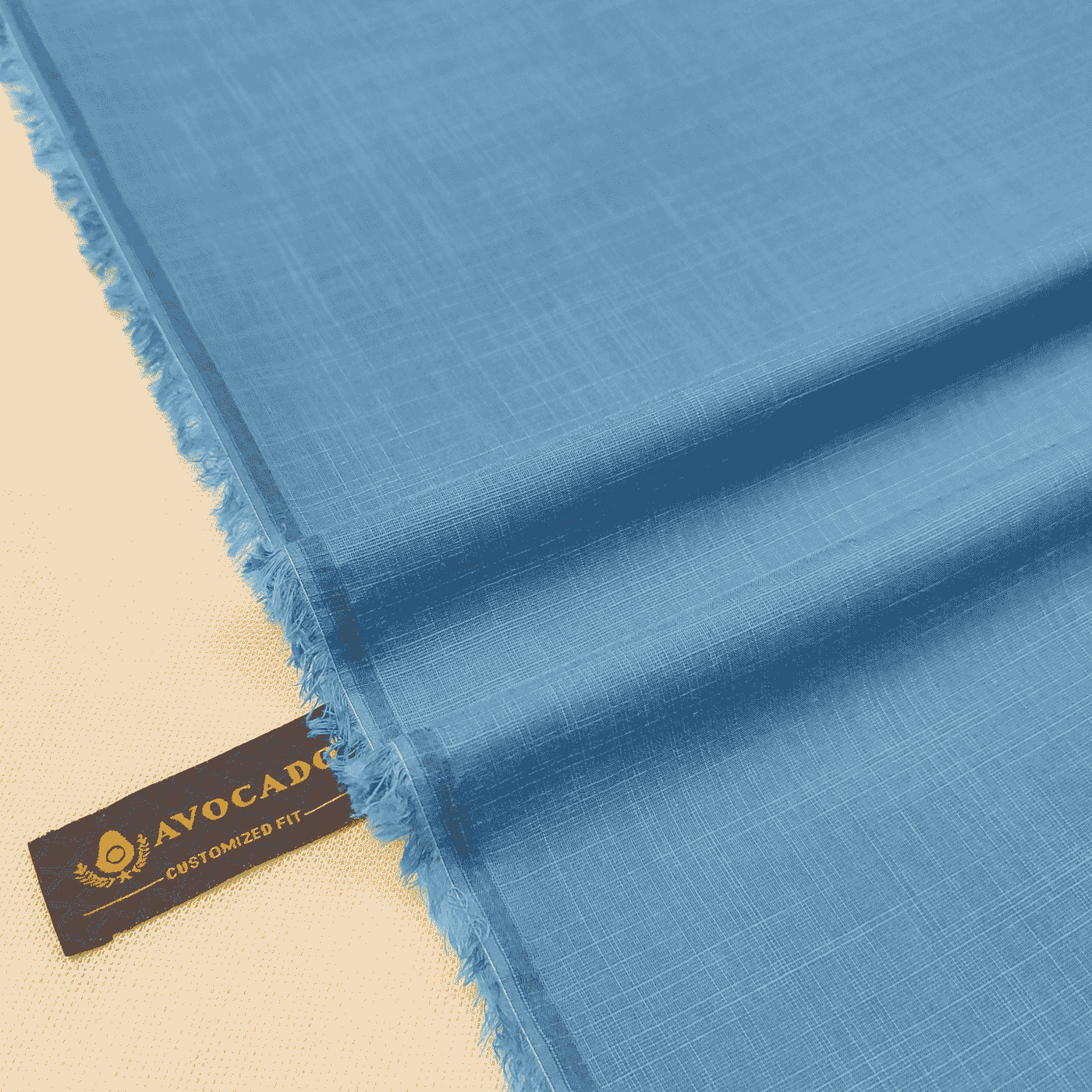 Turquoise Linen Shirt Fabric